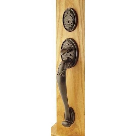 Emtek Medium Bronze Handleset 472224NAMBLH 472224NAMBLH